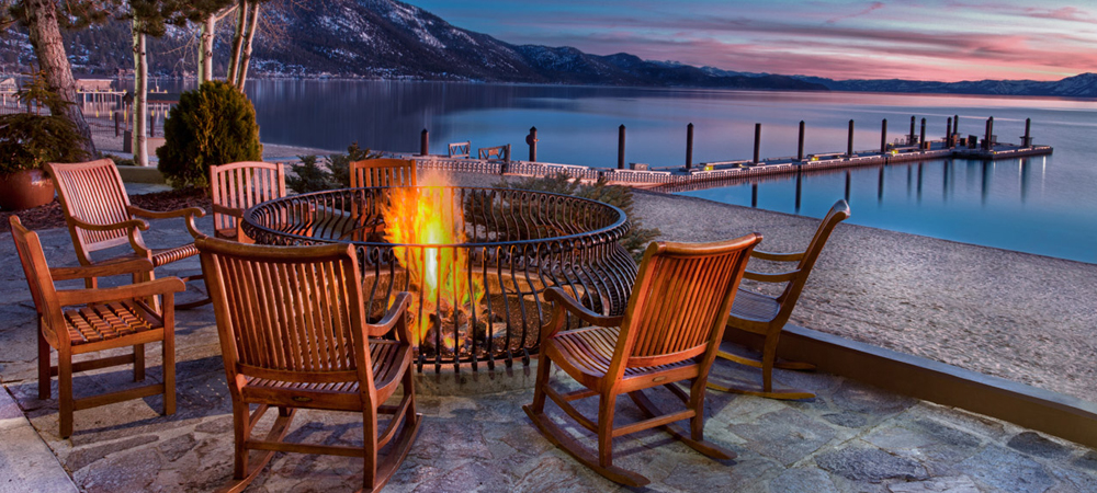 Firepit by the water